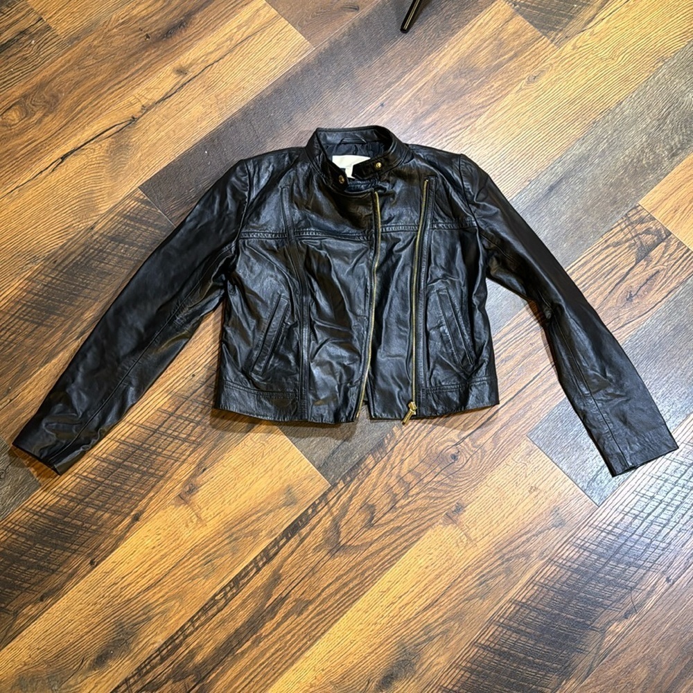 100% Lambskin Leather Jacket by Michael Kors.